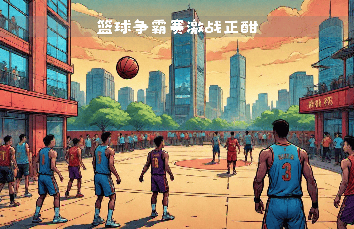 一场激烈的篮球比赛激发球迷热情